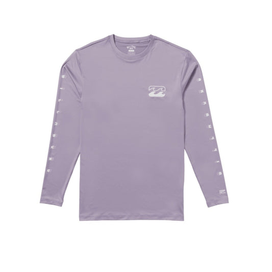 Billabong Unity Loose Fit Long Sleeve Rashguard - Light Purple