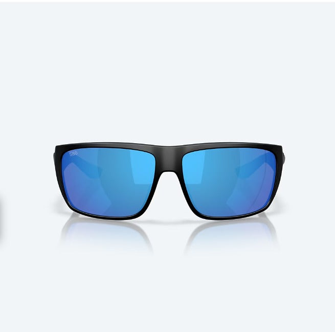 Costa Fly Line Sunglass - Matte Black with Blue Mirror Lens