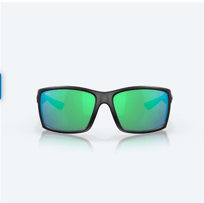 Costa Reefton Sunglass - Blackout with Green Mirror Polarized Glass