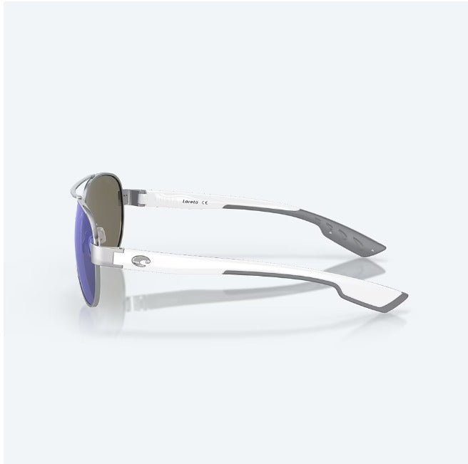 Costa Loreto Sunglass - Palladium with Blue Mirror Polarized Glass