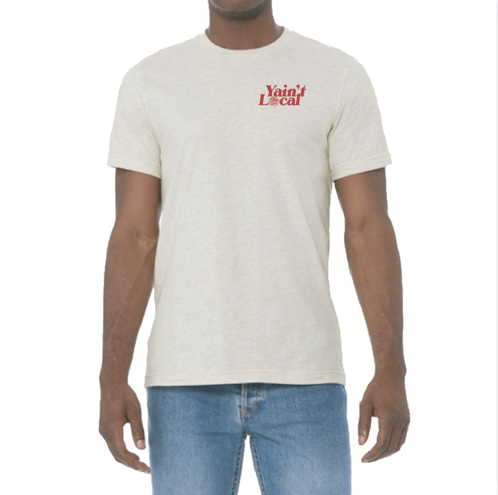Yaint Local Thanks Tee - Heather Natural