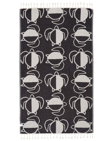 Sand Cloud Turtle Checkers Towel - Regular