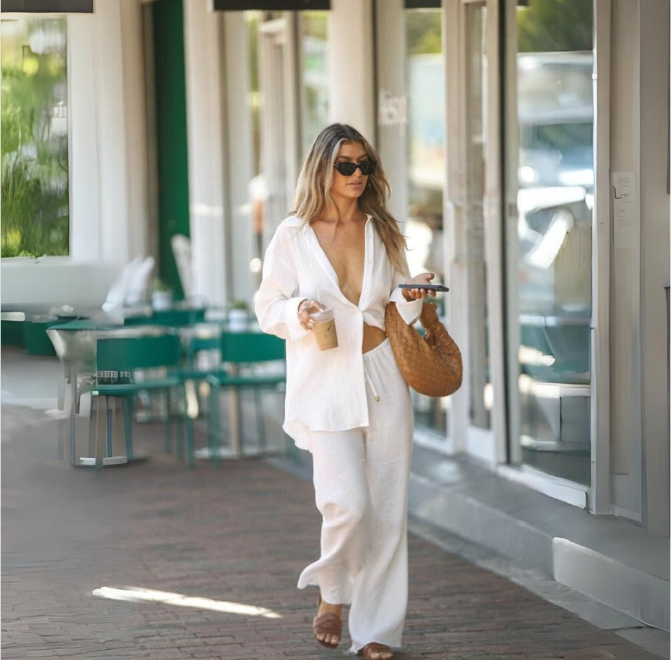 Akosha Sunday Pant - White