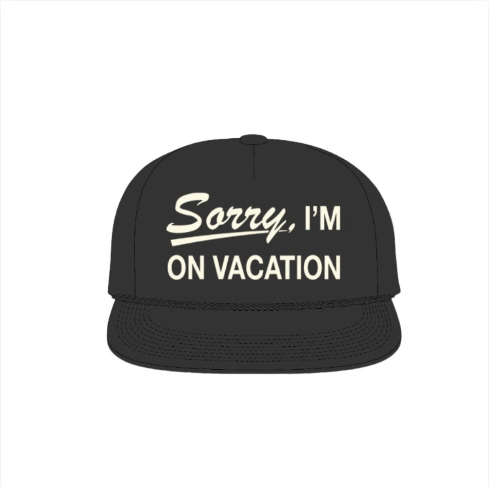 Duvin Sorry On Vacation Hat - Black