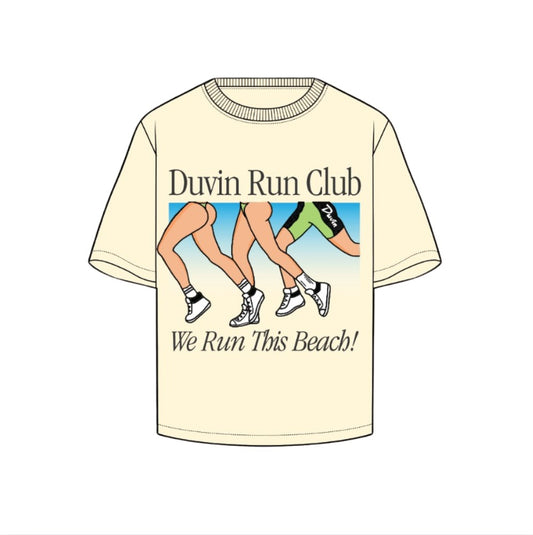 Duvin Run Club Tee - Antique