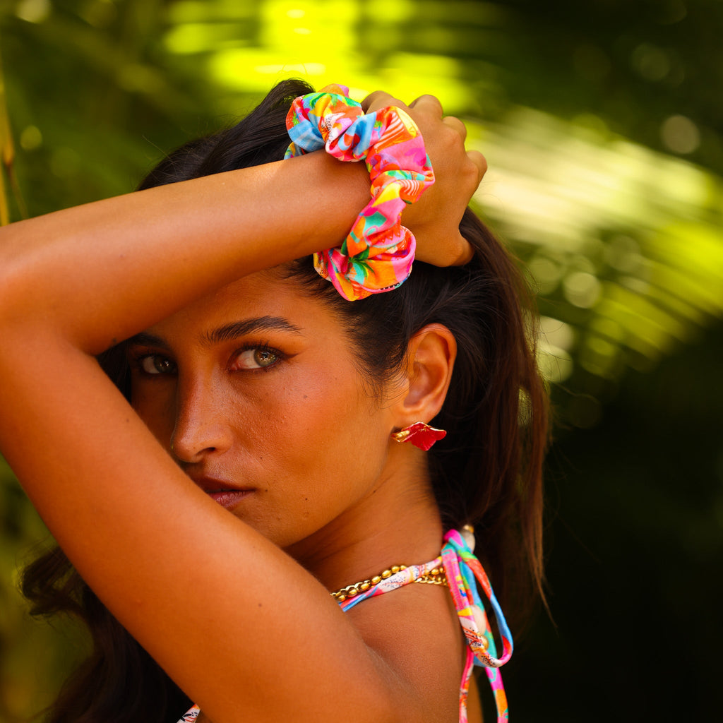 Kulani Kinis Scrunchie - Havana Haven (Island Illusion Collection)
