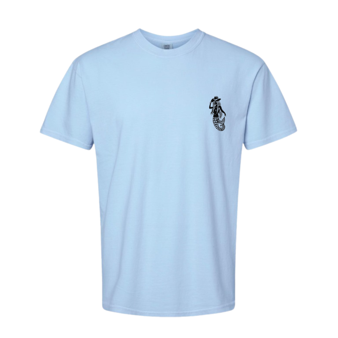 Sand Surf Co. Twin Mermaids Unisex Tee - Blue Skies