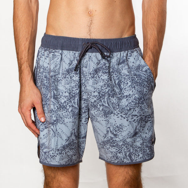 Toothy Grunge Volleyshort - Charcoal