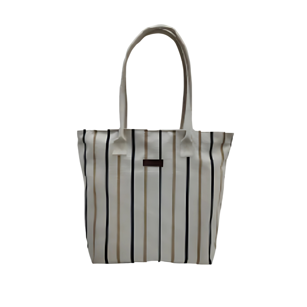 Sand Cloud Vertical Stripe Beach Tote Taupe – Sand Surf