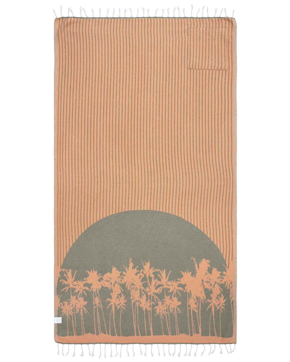 Sand Cloud Laguna Dobby Zipper Pocket Towel - Regular