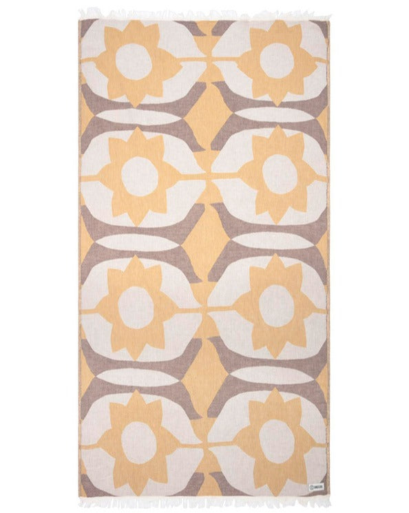 Sand Cloud Aria Double Weave Fringe Beach Towel