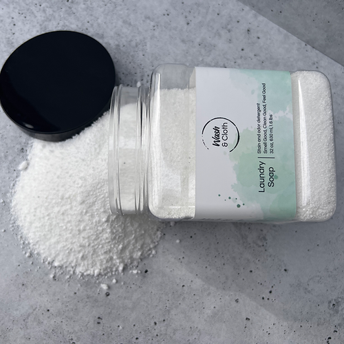 Wash & Cloth Natural Laundry Soap - Aquamanly Scent