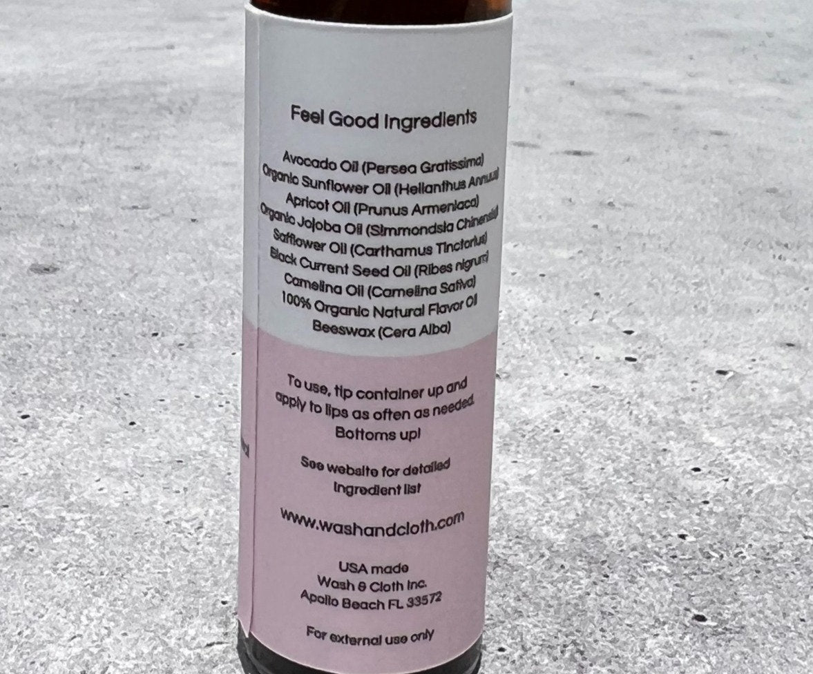 Wash & Cloth Lip Oil - Pear-fection