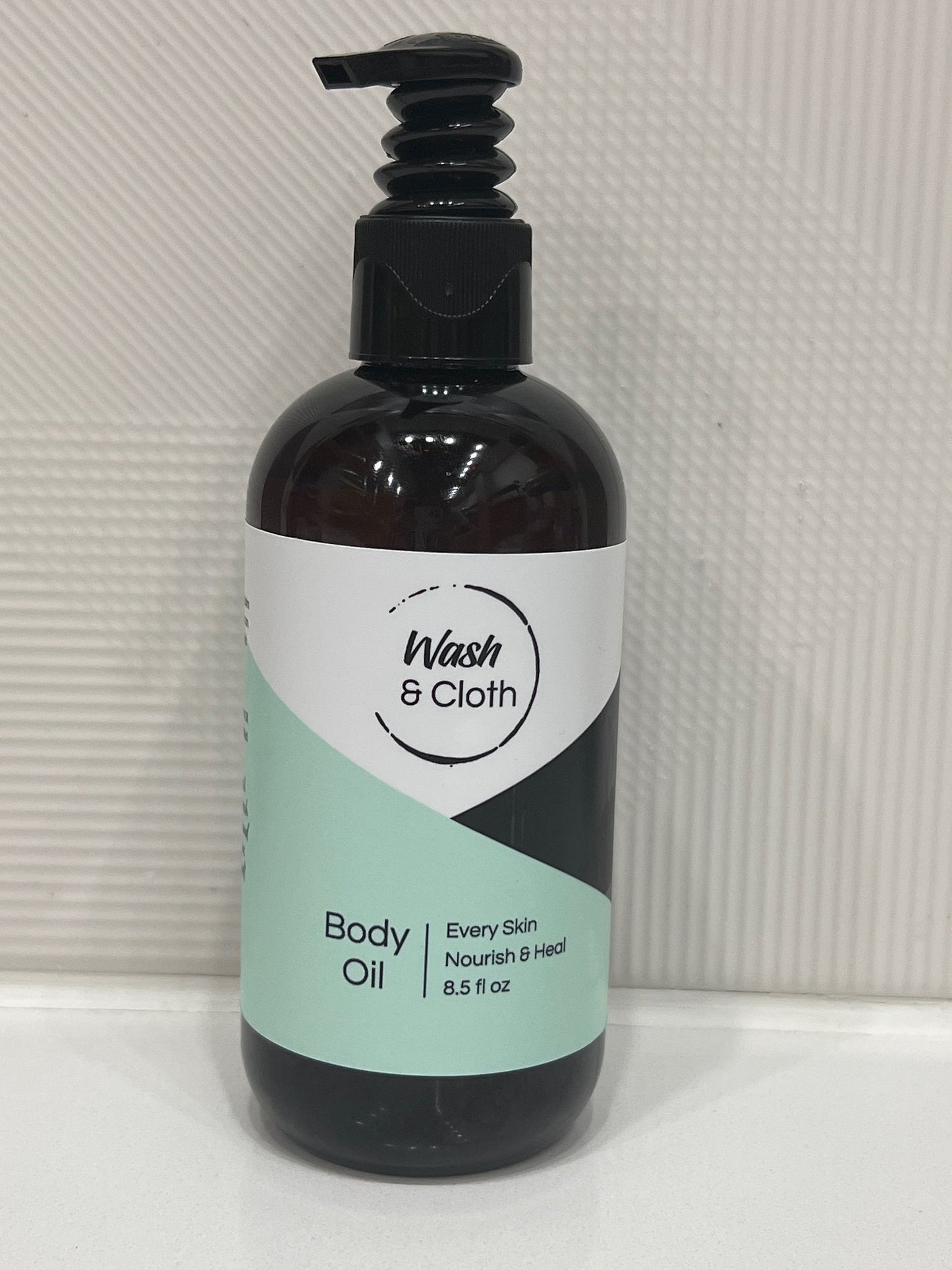 Wash & Cloth Body Oil - Large 8 Oz
