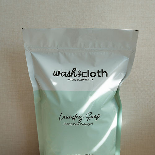 Wash & Cloth Natural Laundry Soap - Aquamanly Scent
