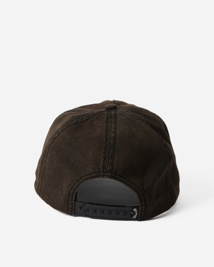 Billabong Womens Coral Snapback Hat - Black Pebble