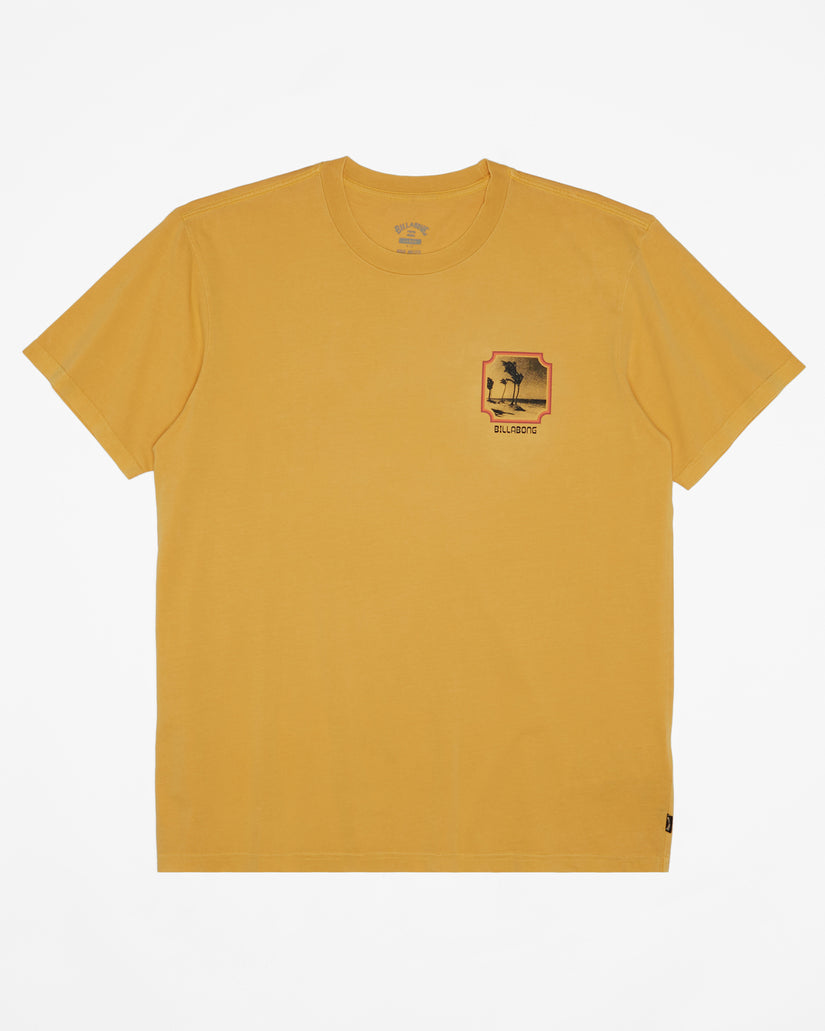 Billabong Reflections Short Sleeve Wave Washed T-Shirt - Citrus