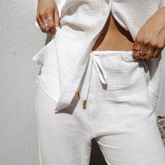 Akosha Sunday Pant - White
