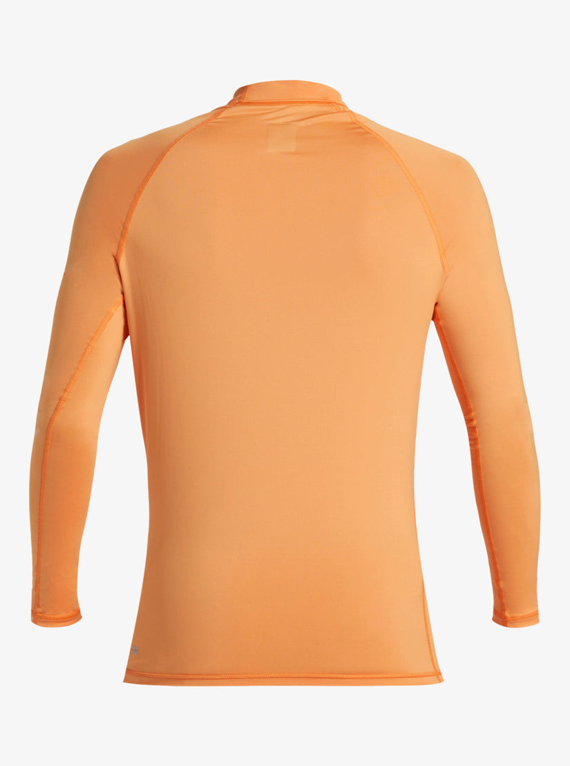 Quiksilver Everyday UPF 50 Long Sleeve Surf Tee - Tangerine
