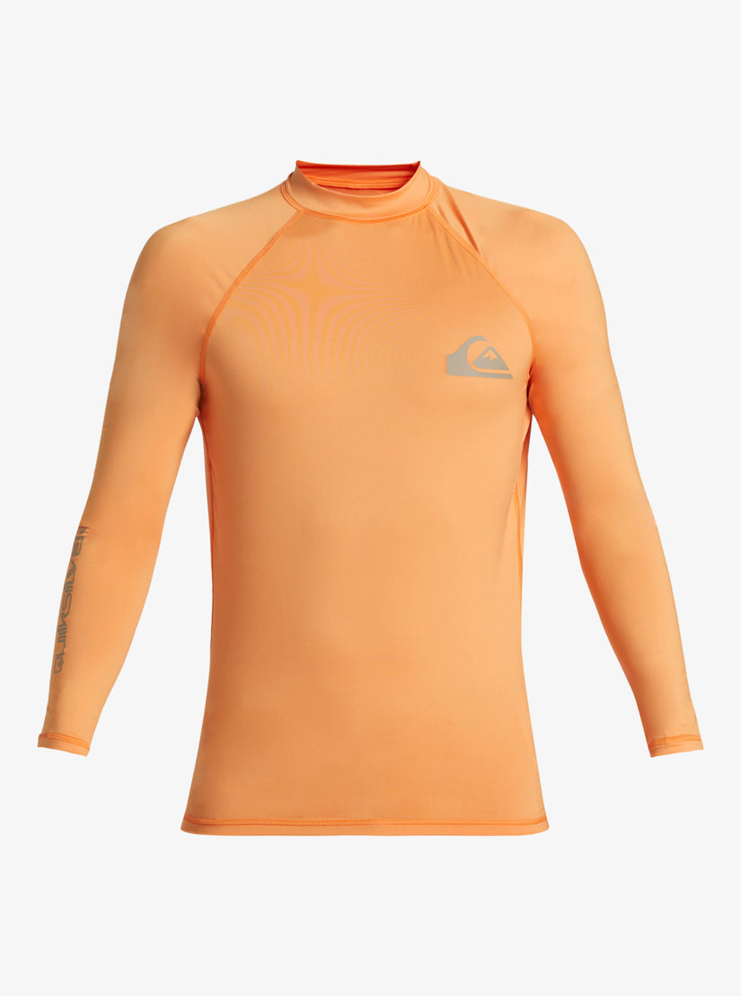 Quiksilver Everyday UPF 50 Long Sleeve Surf Tee - Tangerine