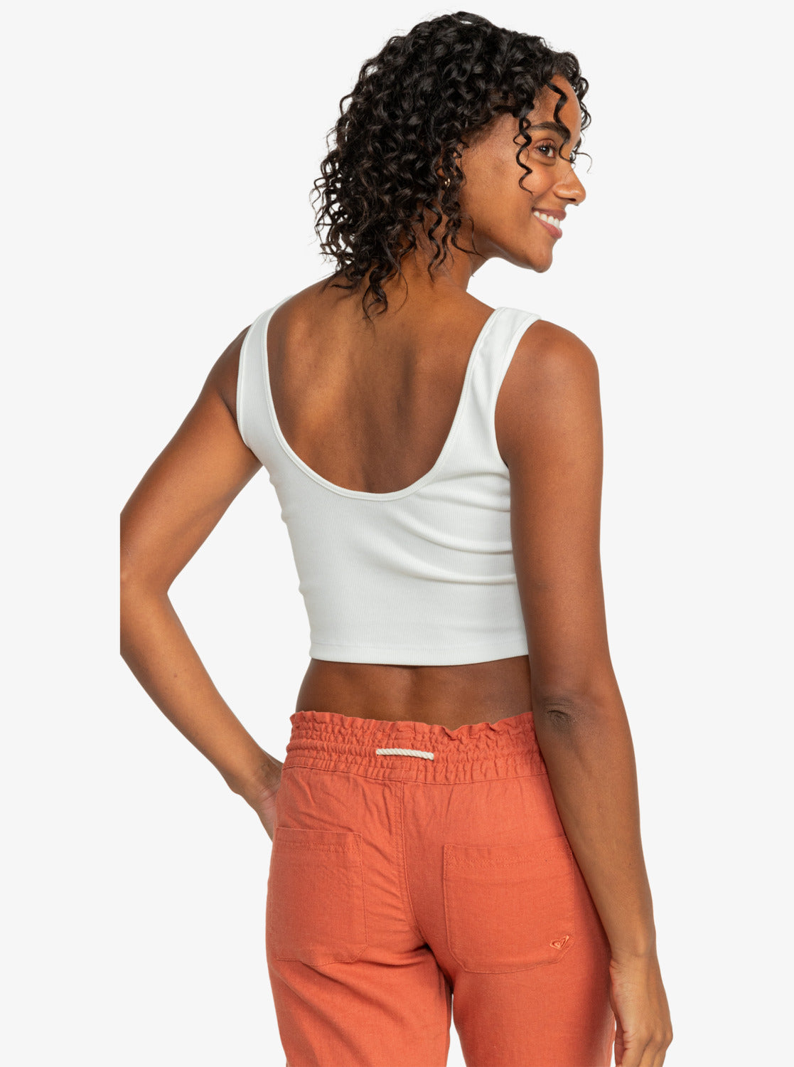 Roxy Sunset Beach Dive In Tank - Snow White