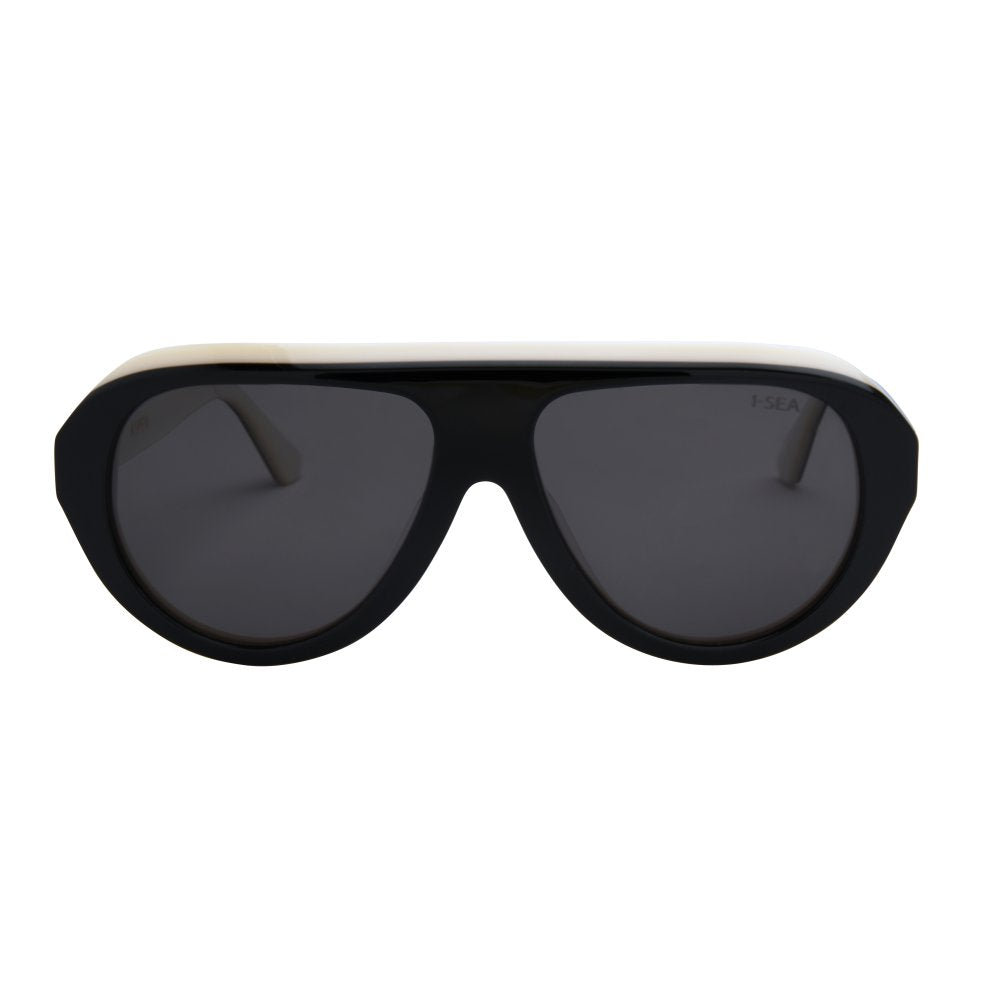 I-SEA Aspen Polarized Sunglasses -Black with Smoke Polarized Lens