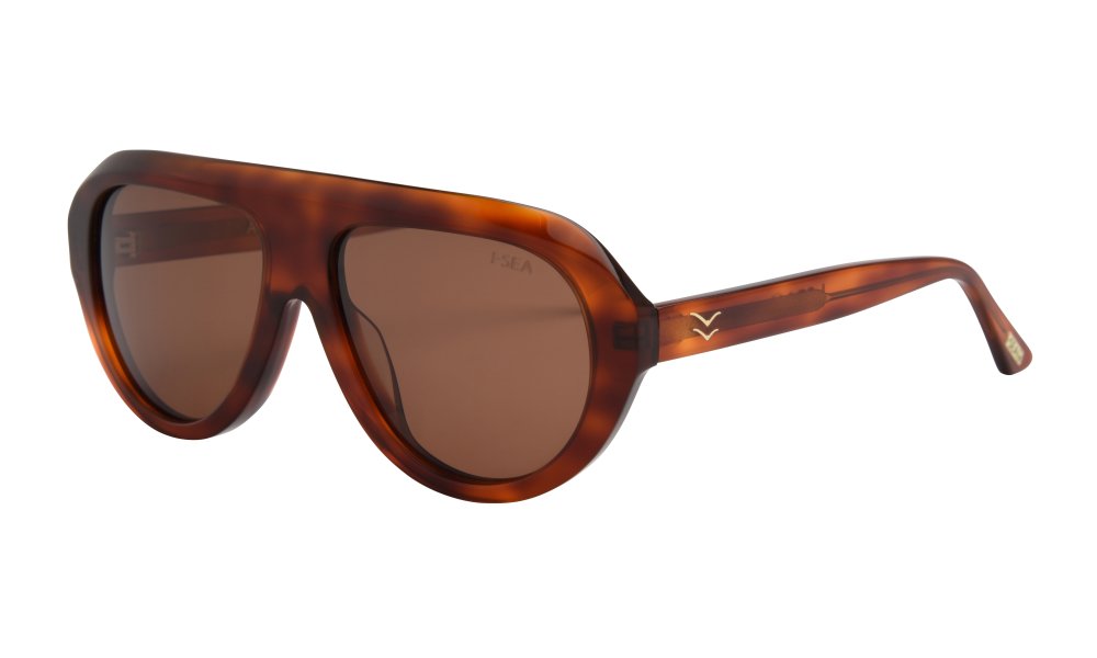 I-SEA Aspen Polarized Sunglasses - Honey Tort with Brown Polarized Lens