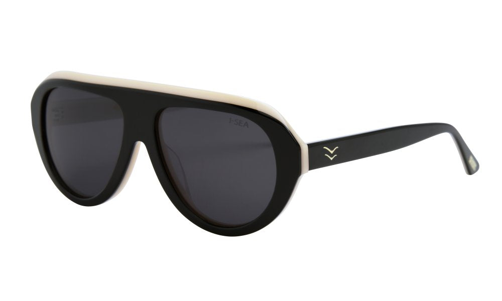 I-SEA Aspen Polarized Sunglasses -Black with Smoke Polarized Lens