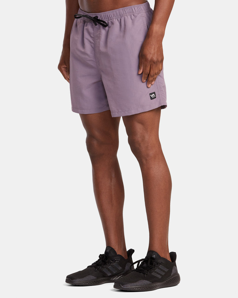 RVCA Outsider Basecamp Elastic Walkshort 16" - Purple Sage