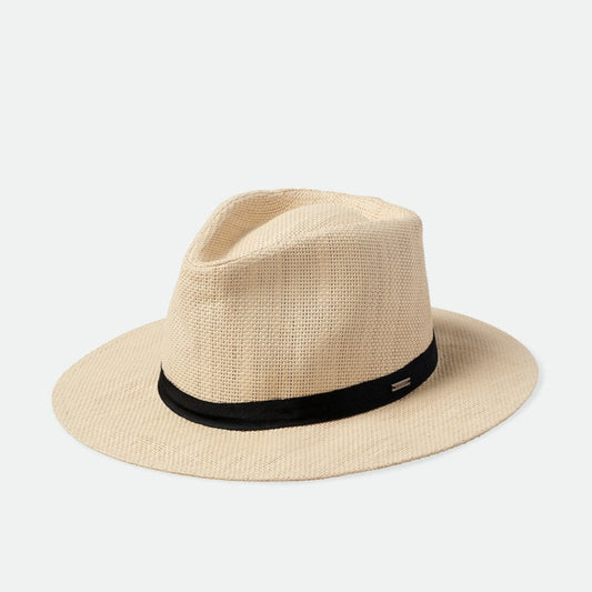 Brixton Carolina Straw Packable Hat - Natural