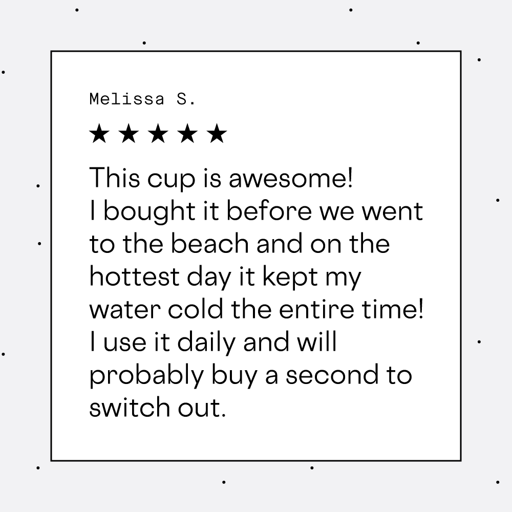Sand Surf Co. Corkcicle Hibiscus Dreams XL Cold Cup - Storm Blue