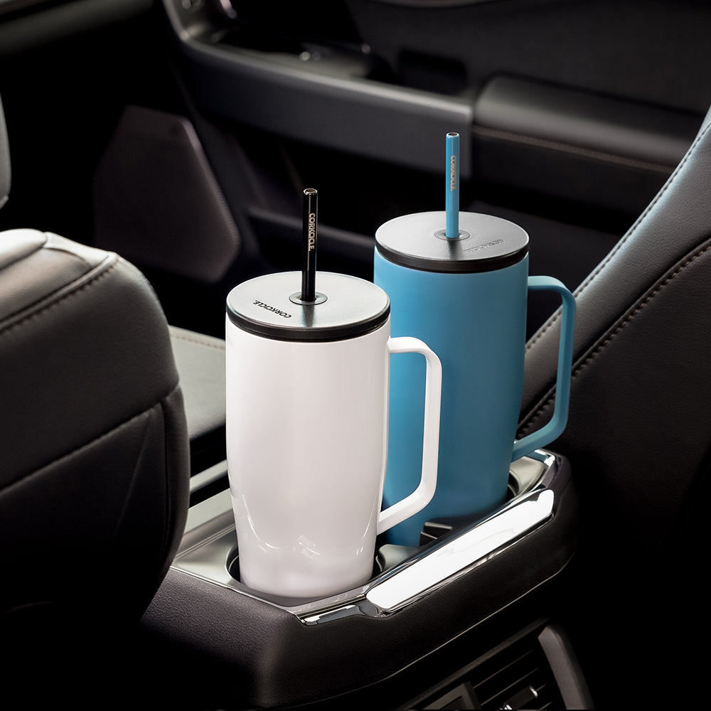 Sand Surf Co. Corkcicle Hibiscus Dreams XL Cold Cup - Storm Blue