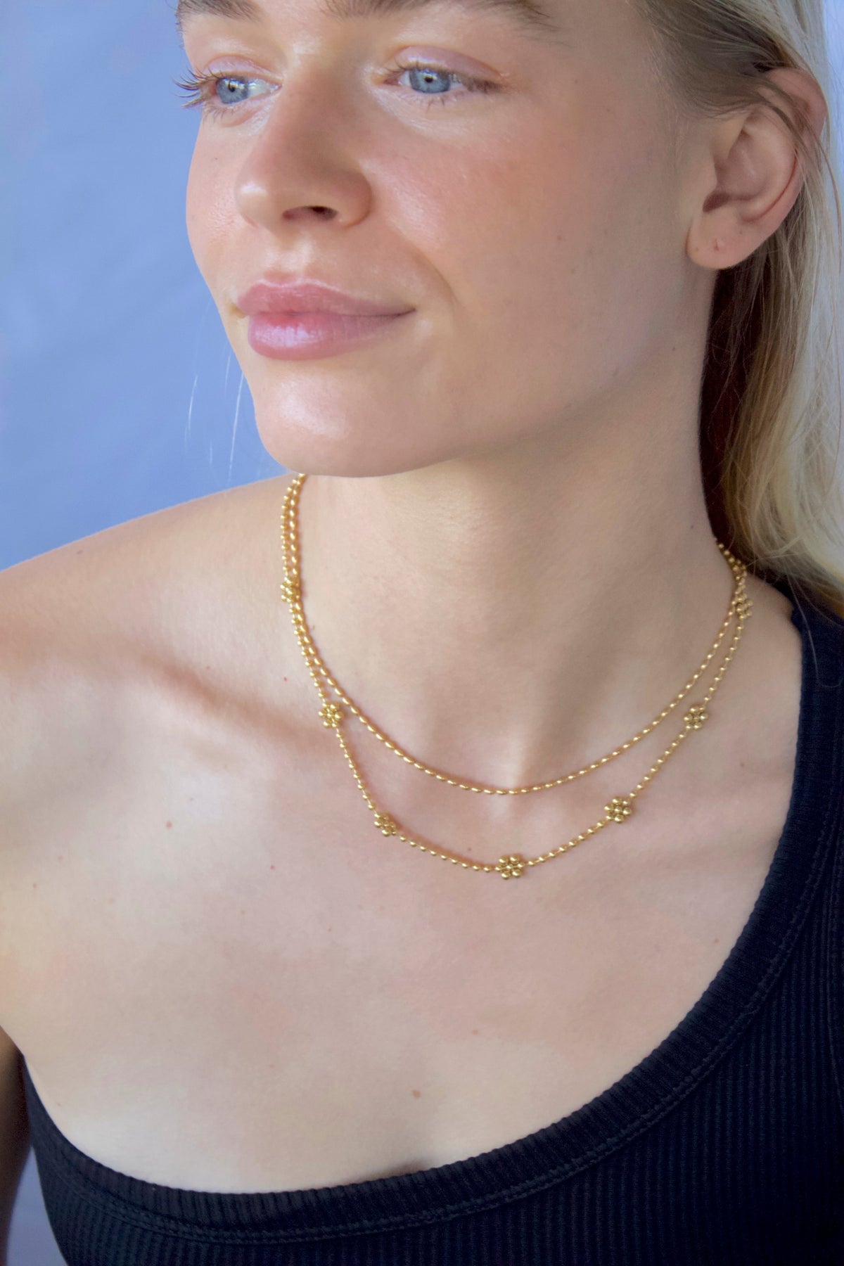 Salty Cali Golden Daisy Necklace