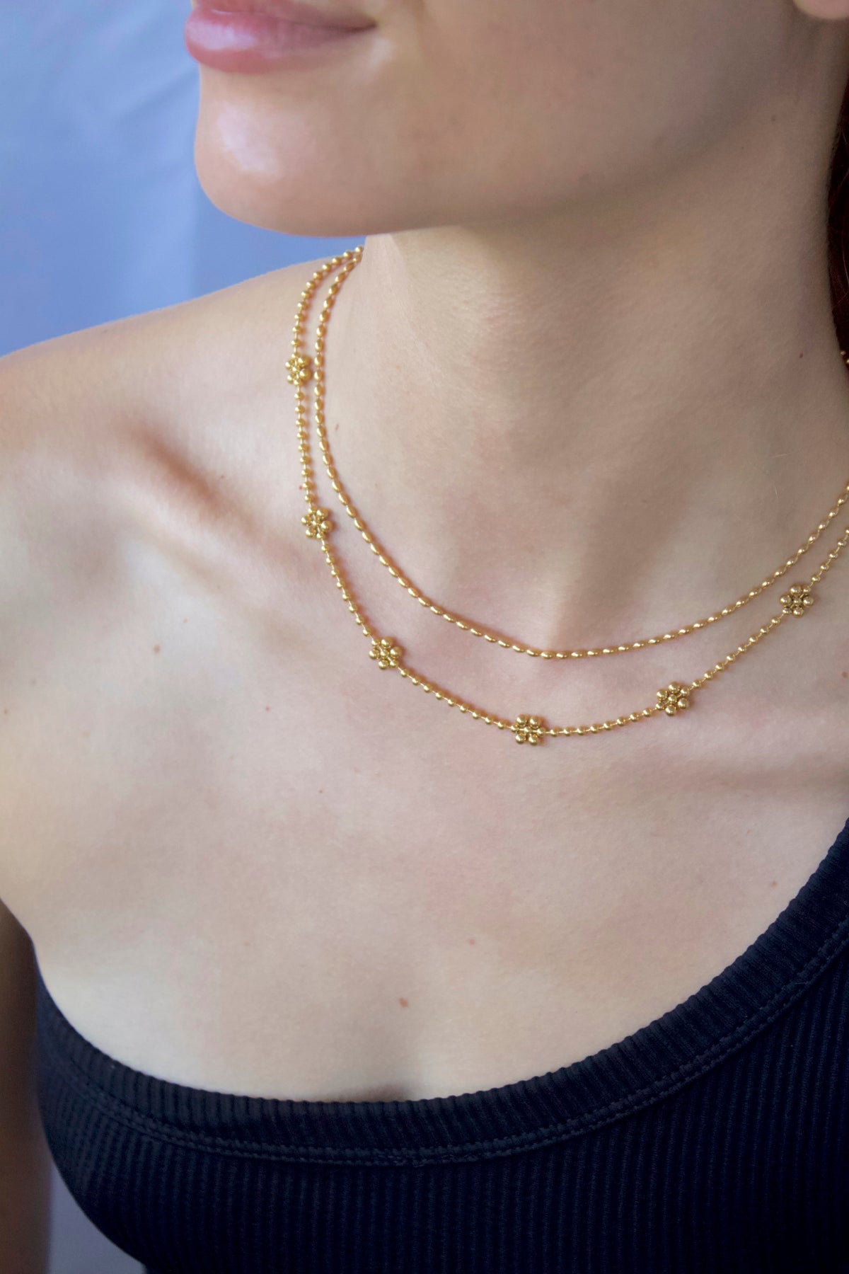 Salty Cali Golden Daisy Necklace