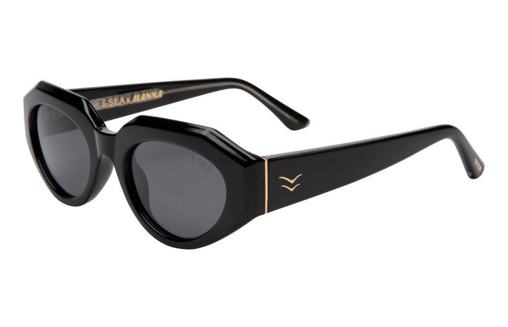 I-SEA Hanna Polarized Sunglasses - Caviar and Smoke