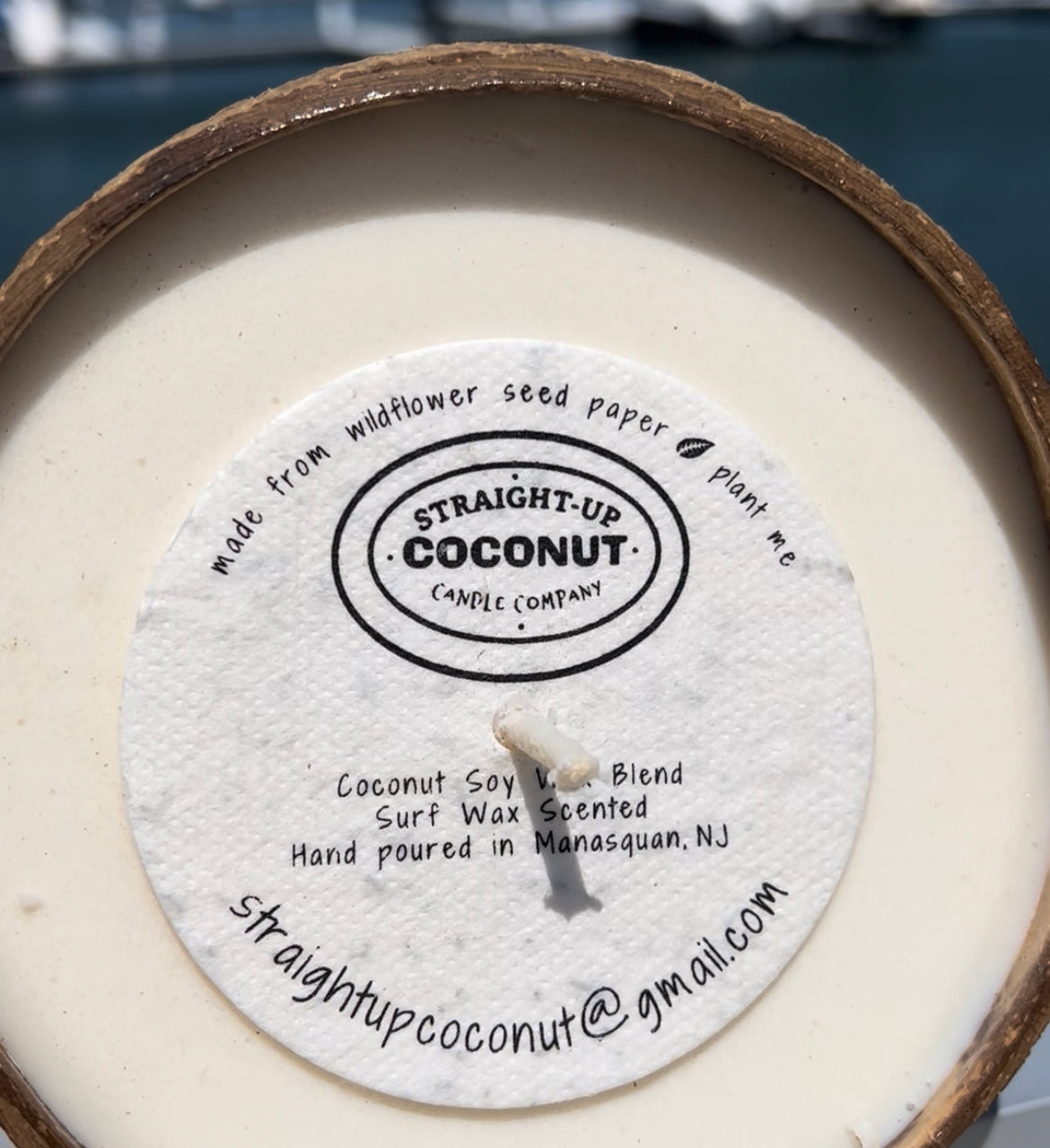 Sand Surf Co. Straight Up Coconut Candle - Hibiscus Dream