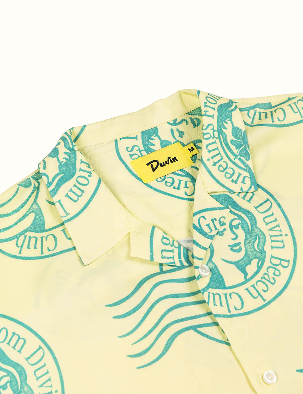 Duvin Long Hair Don't Care Buttonup - Lime