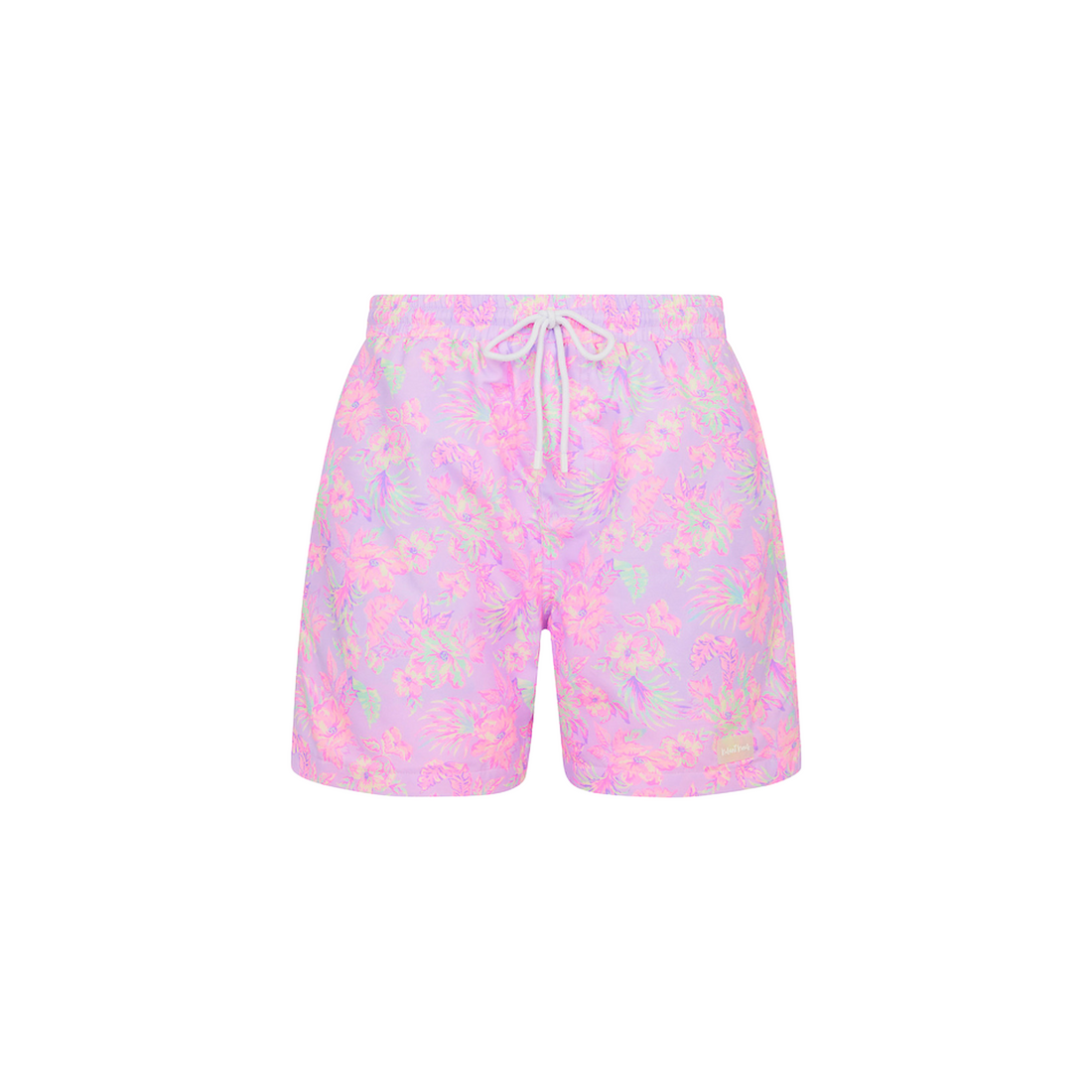 Kulani Kinis Mens Swim Trunks - Lilac Love (Postcard Promises Collection)
