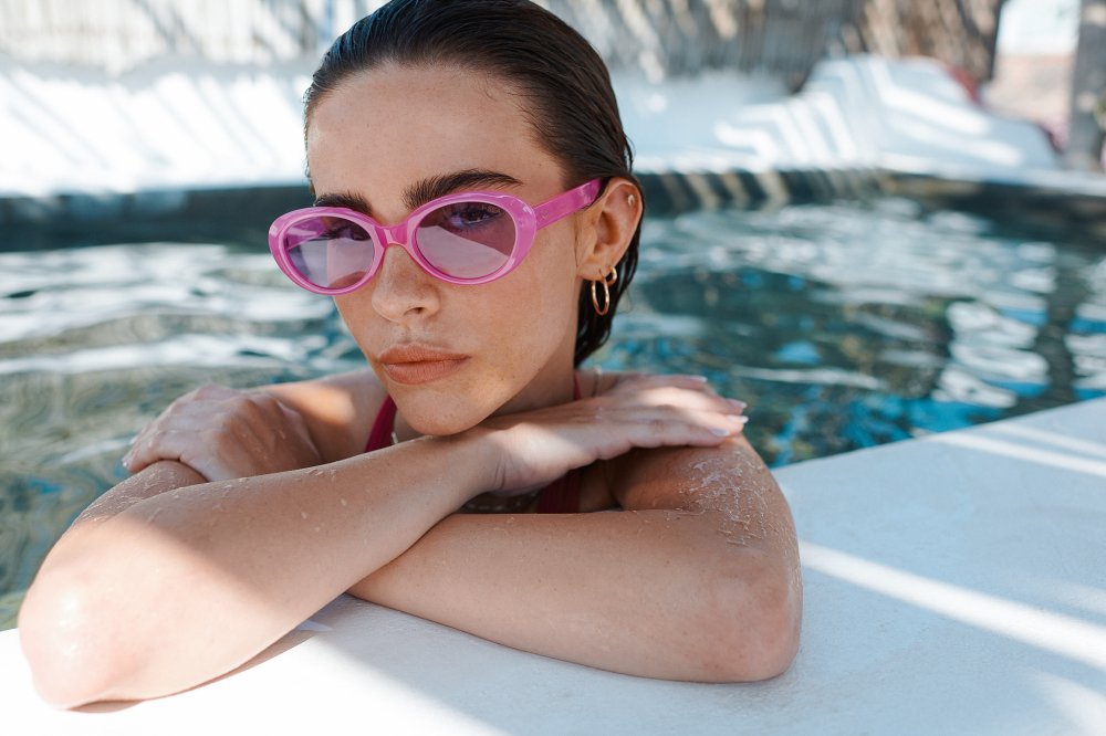 I-SEA Monroe Polarized Sunglass - Bubble Gum / Lavender