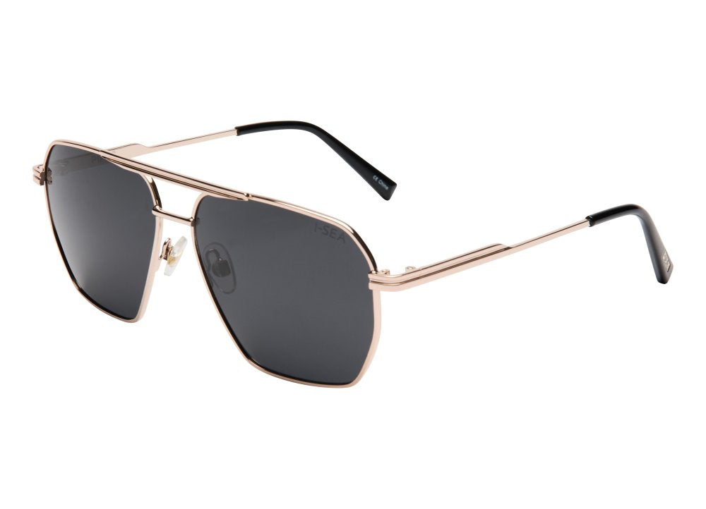 I-SEA Piper Polarized Sunglasses - Gold & Brown