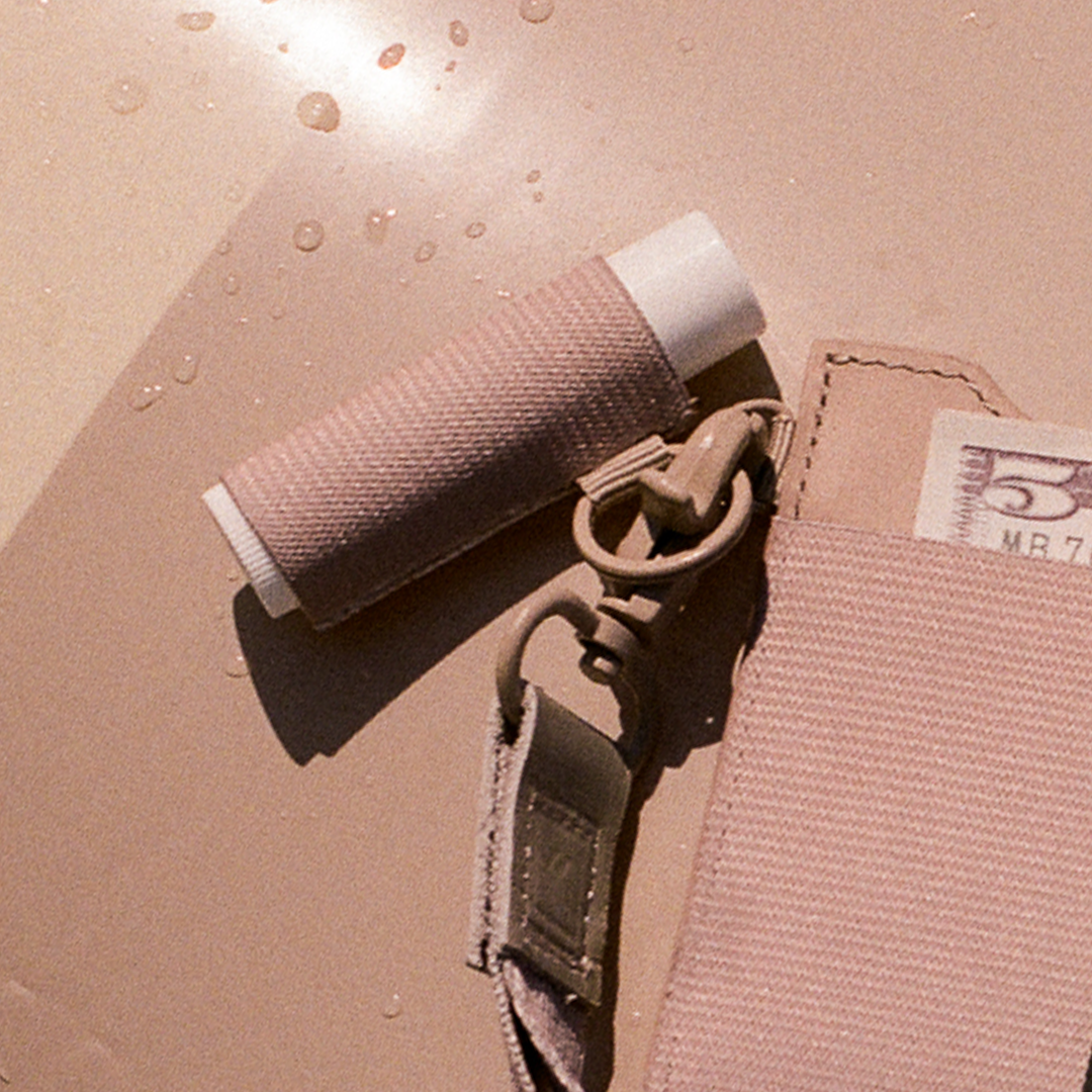 Thread Wallets Sand Tan Lip Balm Holder