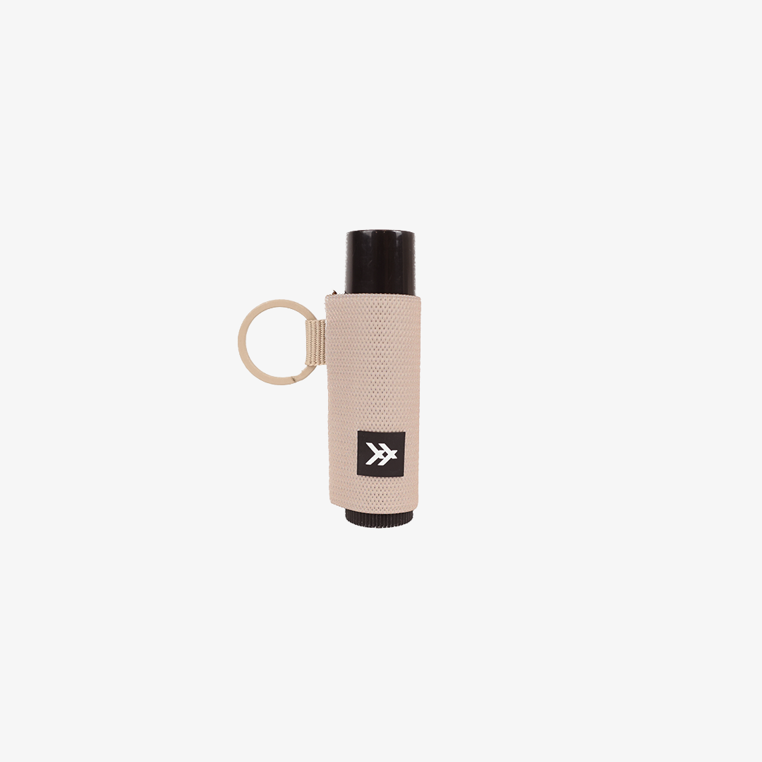Thread Wallets Sand Tan Lip Balm Holder
