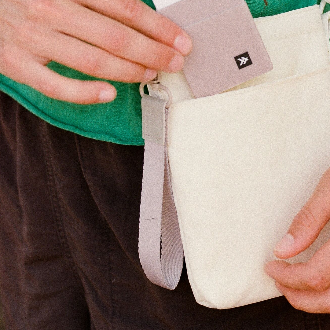 Thread Wallets Sand Tan Wrist Lanyard
