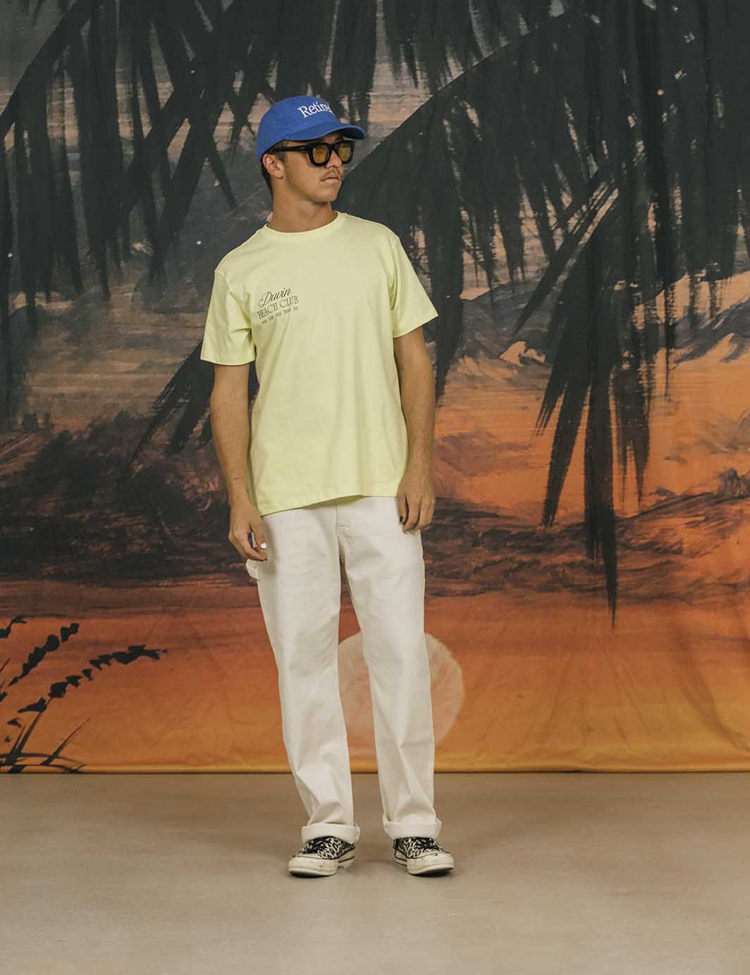 Duvin Shoreline Tee - Yellow