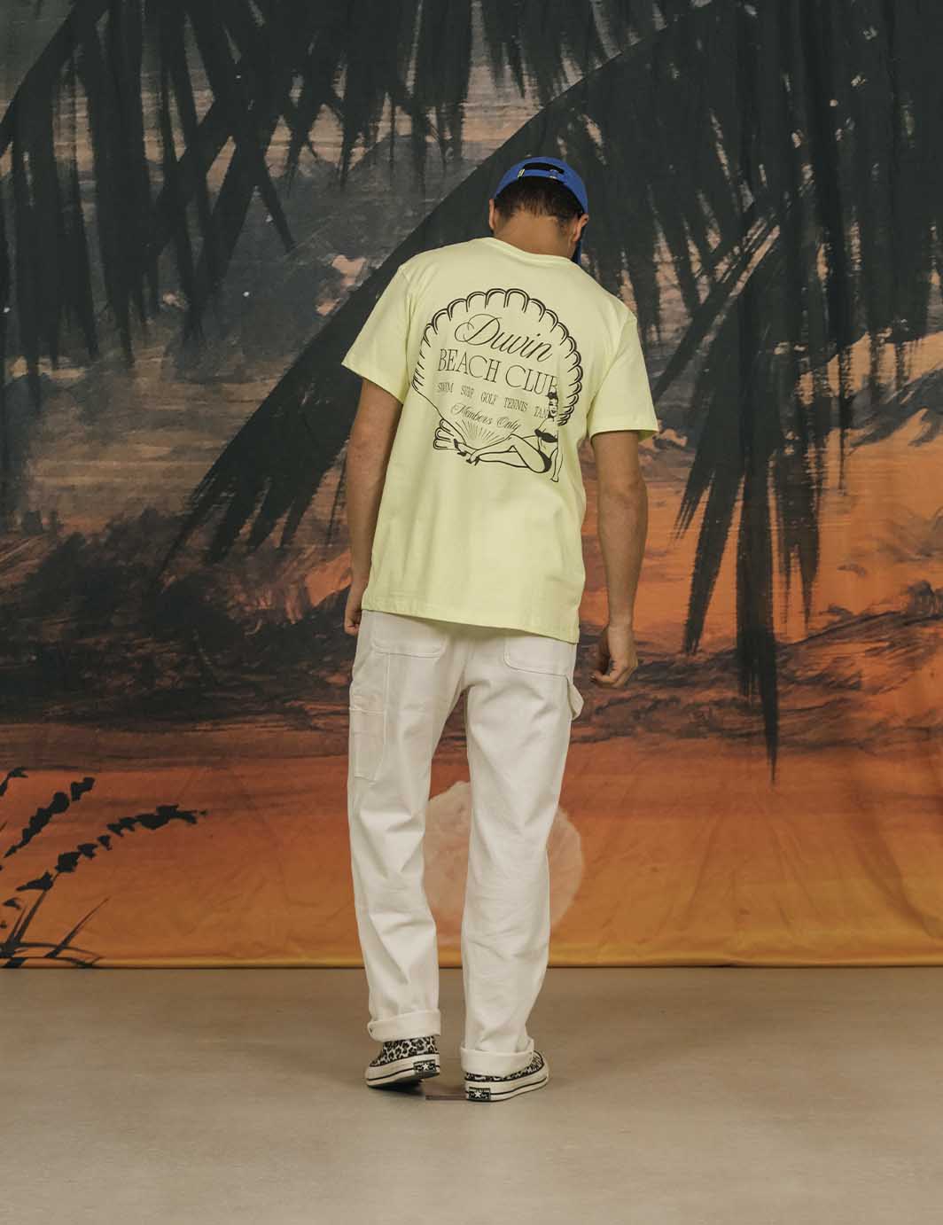Duvin Shoreline Tee - Yellow