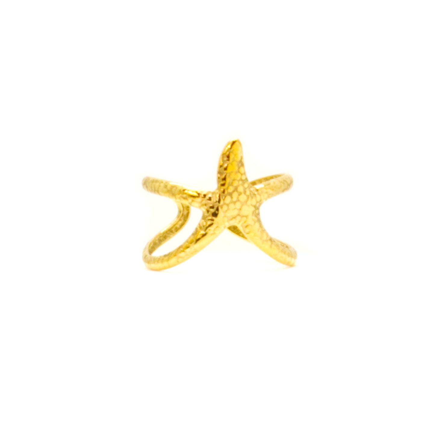 Salty Cali Sea Star Ring - Gold