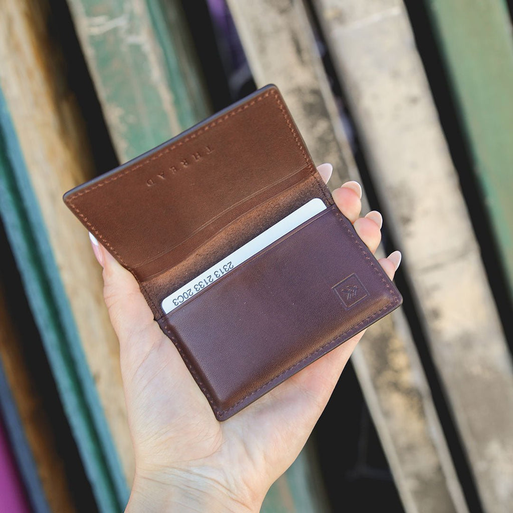 Thread Wallets Bifold Wallet - Chocolate