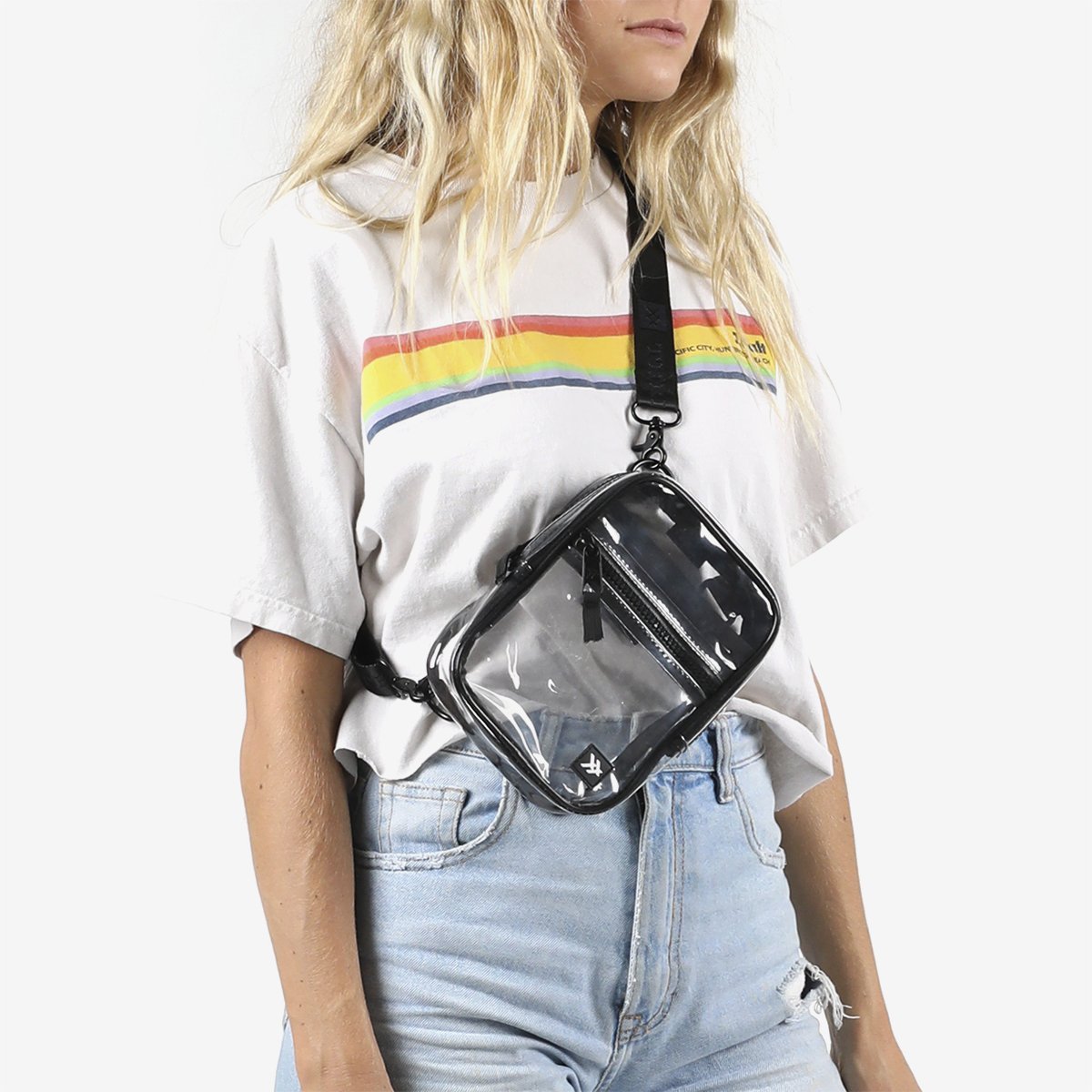 Thread Wallets Crossbody Bag - Clear