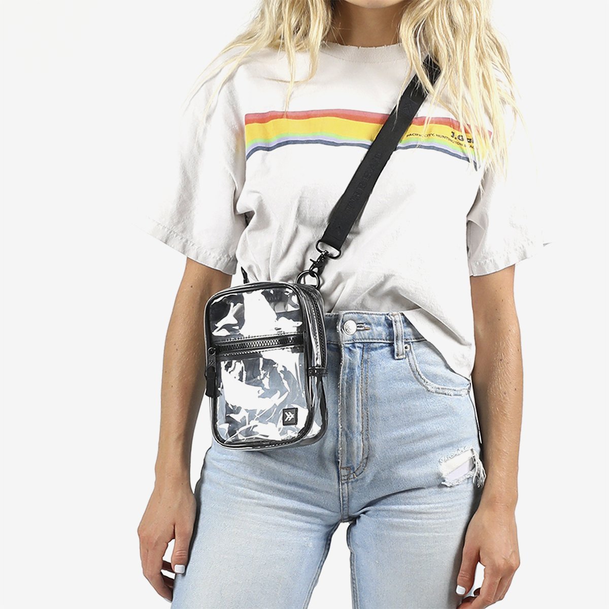 Thread Wallets Crossbody Bag - Clear