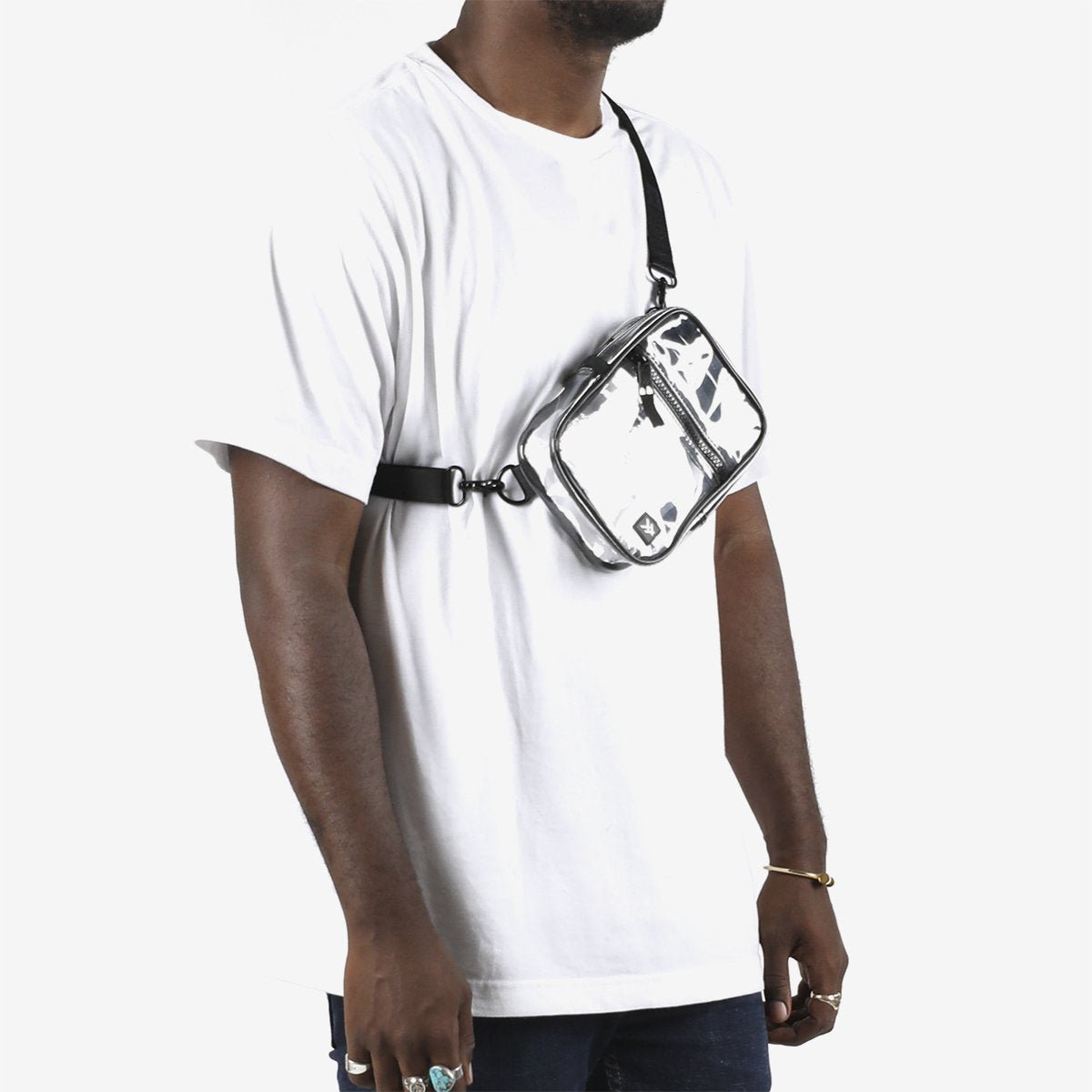 Thread Wallets Crossbody Bag - Clear